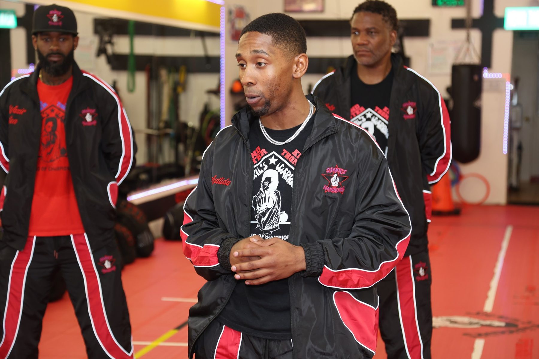 Kevin with the Shakil Warriors team
